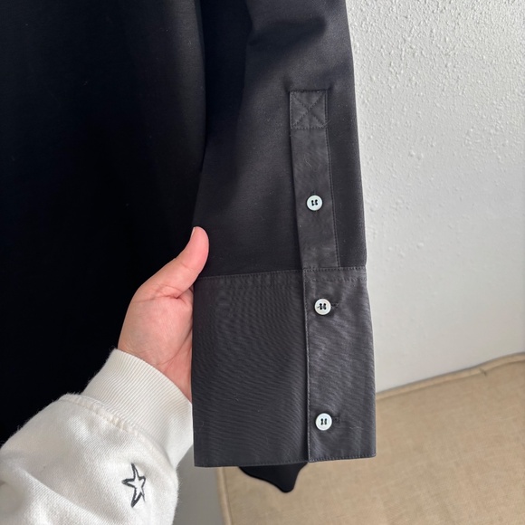 COS Black Boat Neck Long Sleeve Dress - Picture 4 of 9